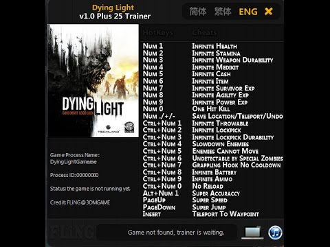 Dying Light Pc Trainer 1.28